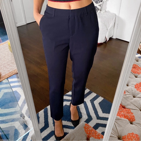 💙 ESMARA NAVY STRAIGHT LEG TROUSERS! - Picture 1 of 13